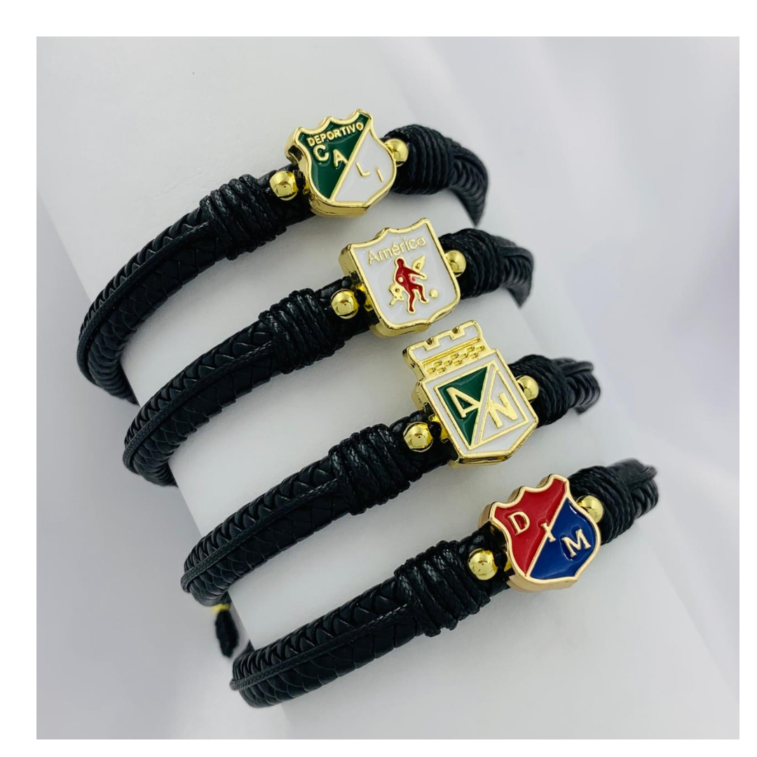 Pulsera cuero equipos